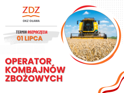 Operator kombajnów zbożowych